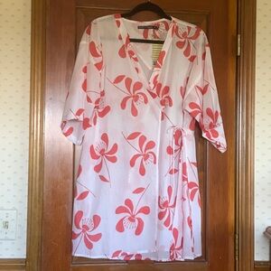 Floral Wrap Women Top